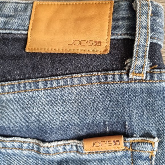 Joe's Jeans Debbie Patchwork High Rise Ankle Straight Leg Size 29 - Picture 4 of 14